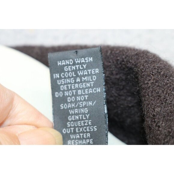 Marina Luna 100% Wool Shell Ruffled Sweater-Size Medium - Picture 4 of 10